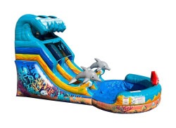 12' Sea World Water Slide New